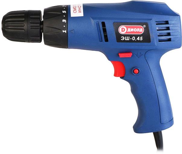 Дрель-шуруповерт Диолд ЭШ-0,45 450Вт патрон:быстрозажимной фото 2