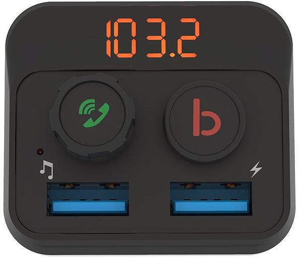 Автомобильный FM-модулятор Ritmix FMT-B100 черный BT USB (80000554) фото 4