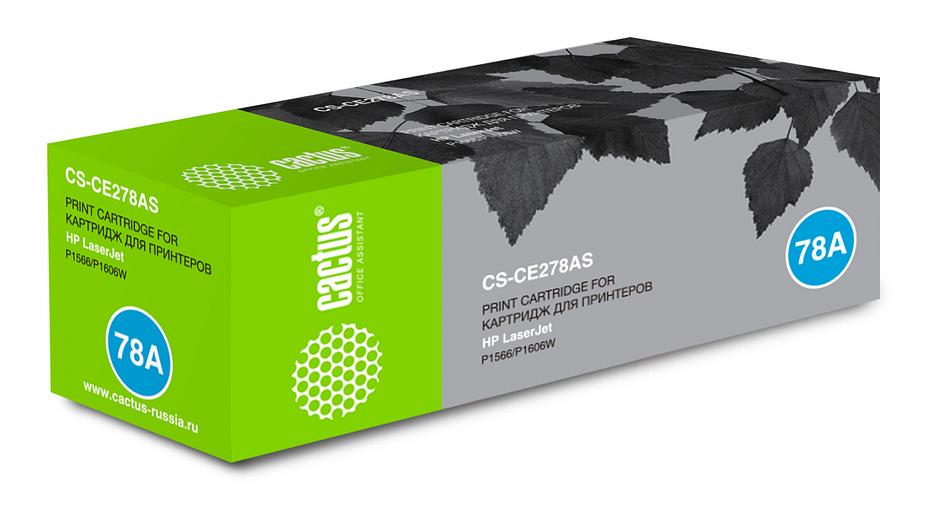 Картридж CACTUS CS-CE278AS, черный фото 1