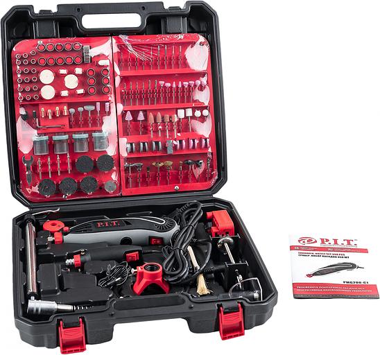 Гравер P.I.T. Мастер 150Вт насадок:350 кейс фото 3