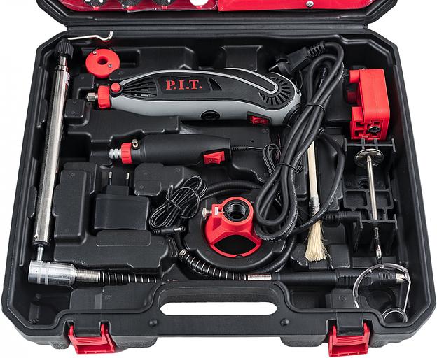 Гравер P.I.T. Мастер 150Вт насадок:350 кейс фото 5