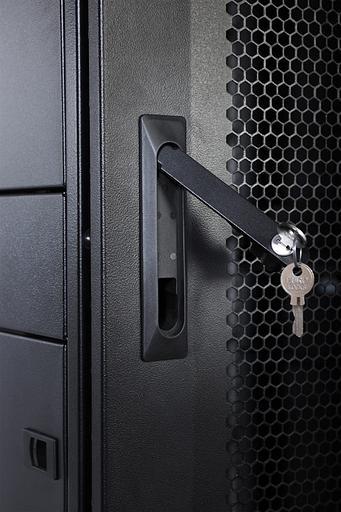 Шкаф серверный ЦМО ШТК-СП-42.8.12-48АА-9005 42U 800x1190мм пер.дв.перфор. 2 бок.пан. 1350кг черный фото 4