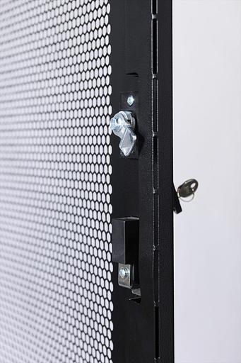 Шкаф серверный ЦМО ШТК-СП-42.8.12-48АА-9005 42U 800x1190мм пер.дв.перфор. 2 бок.пан. 1350кг черный фото 6