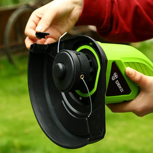 Триммер электрический Deko DKTR400 400Вт реж.эл.:леска фото 3