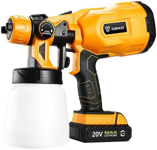 Краскопульт Deko DKSG20K2 120Вт бак:800мл 100-200мл/мин фото 1