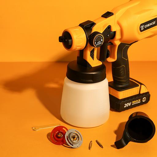 Краскопульт Deko DKSG20K2 120Вт бак:800мл 100-200мл/мин фото 2