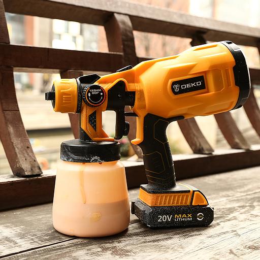 Краскопульт Deko DKSG20K2 120Вт бак:800мл 100-200мл/мин фото 5