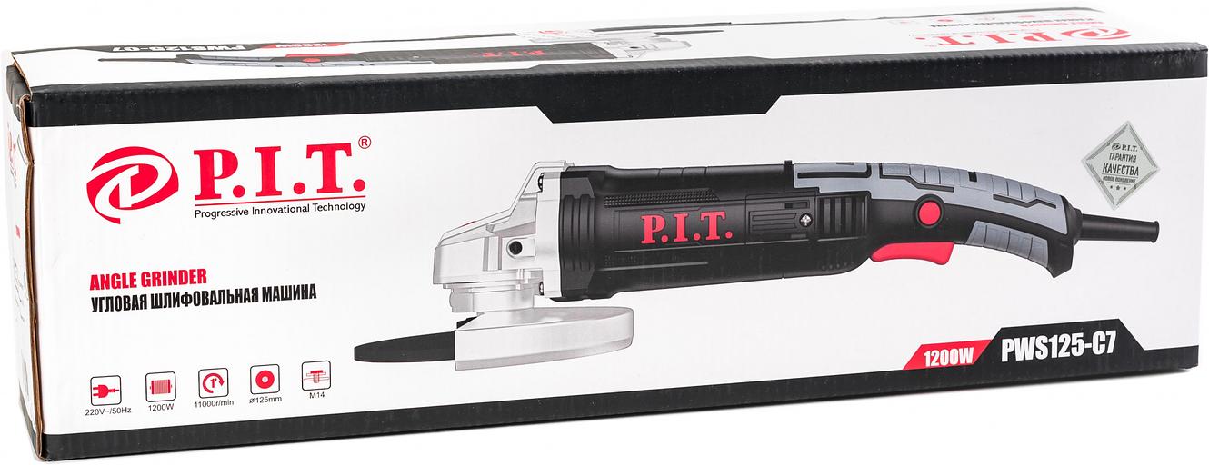 Шлифмашина угловая P.I.T. Мастер d=125мм фото 1