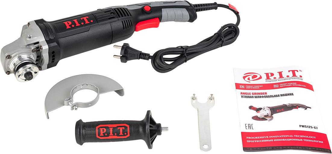 Шлифмашина угловая P.I.T. Мастер d=125мм фото 2
