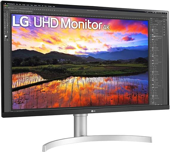 Монитор LG 31.5" 32UN650-W черный IPS LED 16:9 HDMI M/M матовая HAS 350cd 178гр/178гр 3840x2160 Ultra HD 8.2кг фото 2