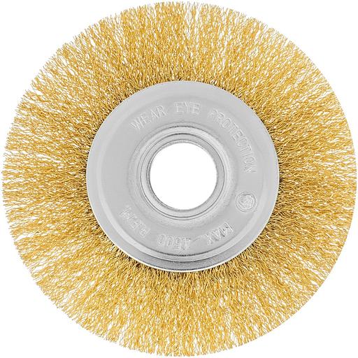 Щетка дисковая по мет. Matrix 74656 d=125мм d(посад.)=22.2мм (угловые шлифмашины) (упак.:1шт) фото 5