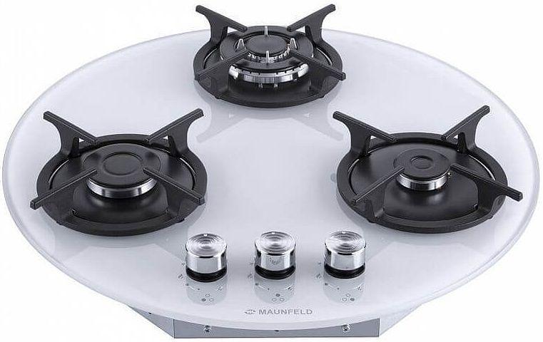 Газовая варочная поверхность Maunfeld EGHG.43.23CW\G белый фото 2