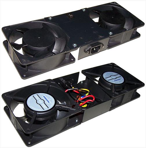 Модуль вентиляторный Lanmaster (TWT-CBW-FANB2) 2 вент. фото 1