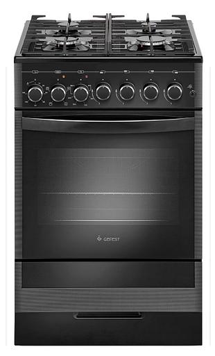 Плита Комбинированная Gefest ПГЭ 5502-02 0044 черный реш.чугун фото 1