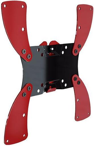 Кронштейн для телевизора Holder LCDS-5057 черный глянец 19"-47" макс.30кг настенный наклон фото 1