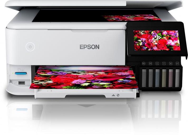 МФУ струйный Epson L8160 (C11CJ20404) A4 Duplex Net WiFi USB RJ-45 черно-белый фото 2