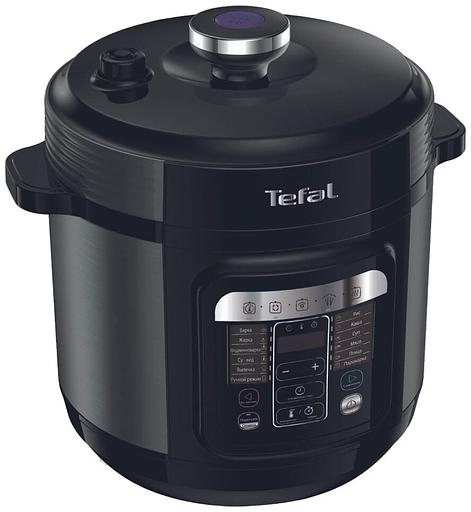 Мультиварка-скороварка Tefal CY601832 6л 100Вт черный фото 1