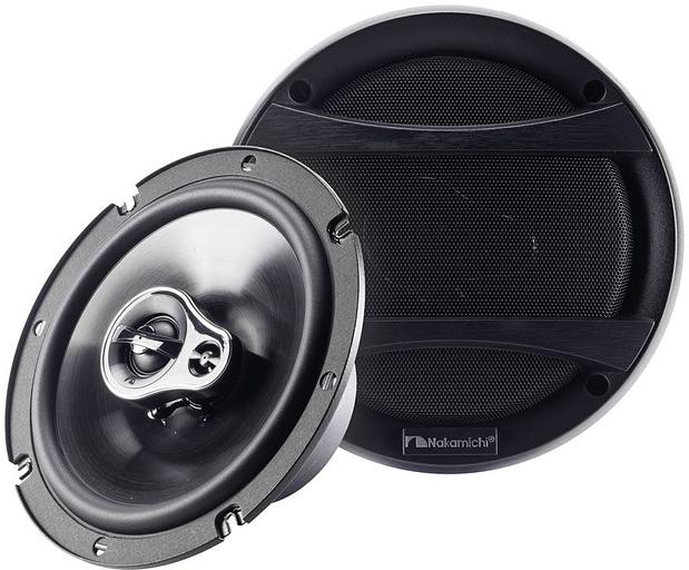Колонки автомобильные Nakamichi NSE-1658 360Вт 4Ом 16см (6.5дюйм) (ком.:2кол.) коаксиальные трехполосные фото 4