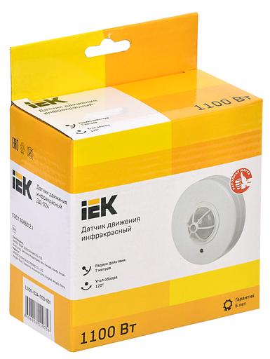 Датчик движения IEK (LDD11-024-1100-001) белый фото 2