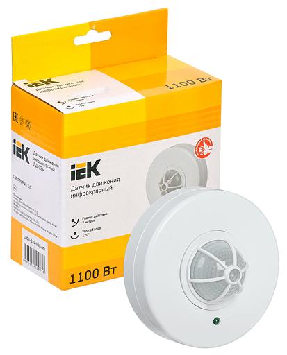 Датчик движения IEK (LDD11-024-1100-001) белый фото 3