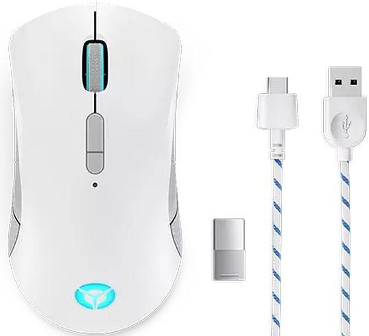 Мышь Lenovo Legion M600 белый оптическая (16000dpi) беспроводная фото 1