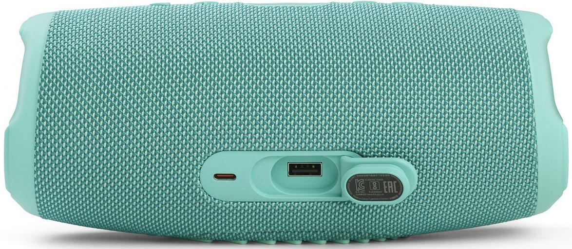 Колонка порт. JBL Charge 5 бирюзовый 40W 2.0 BT 15м 7500mAh (JBLCHARGE5TEAL) фото 2