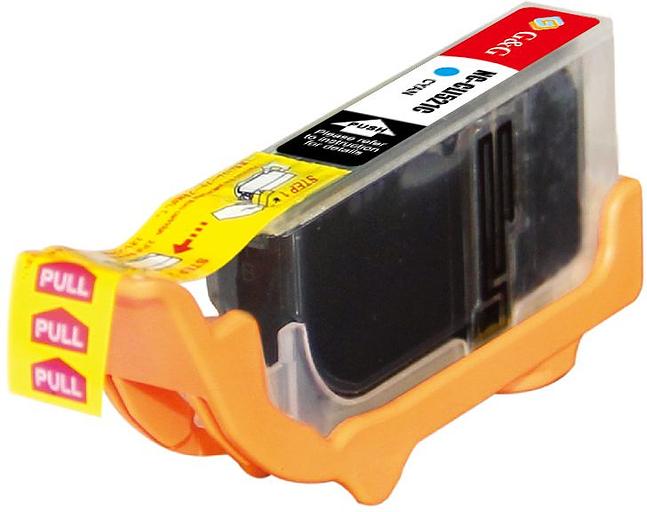 Картридж струйный G&G NC-CLI521C голубой (8.4мл) для Canon PIXMA MP540/550/560/620/630/640/980/990 фото 2