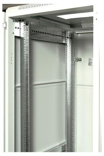 Шкаф коммутационный ЦМО ШТК-М-18.6.6-4ААА 18U 600x600мм пер.дв.перфор. задн.дв.стал.лист 2 бок.пан. 270кг серый фото 3