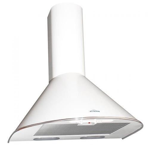 Вытяжка каминная Elikor Эпсилон 60П-430-П3Л белый/серебро управление: ползунковое (1 мотор) фото 1