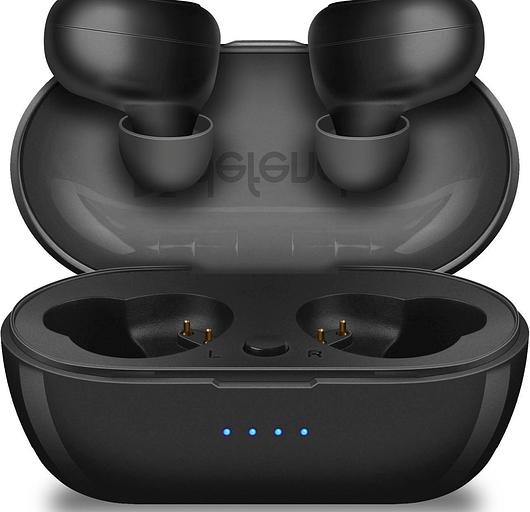 Гарнитура вкладыши Defender Twins 638 черный беспроводные bluetooth в ушной раковине (63638) фото 2