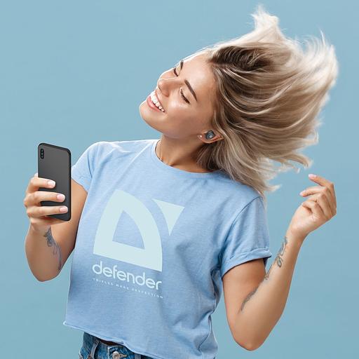 Гарнитура вкладыши Defender Twins 638 черный беспроводные bluetooth в ушной раковине (63638) фото 7