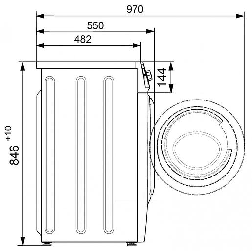Стиральная машина Атлант СМА-70 C 105-00 класс: A+++ загр.фронтальная макс.:7кг белый фото 6