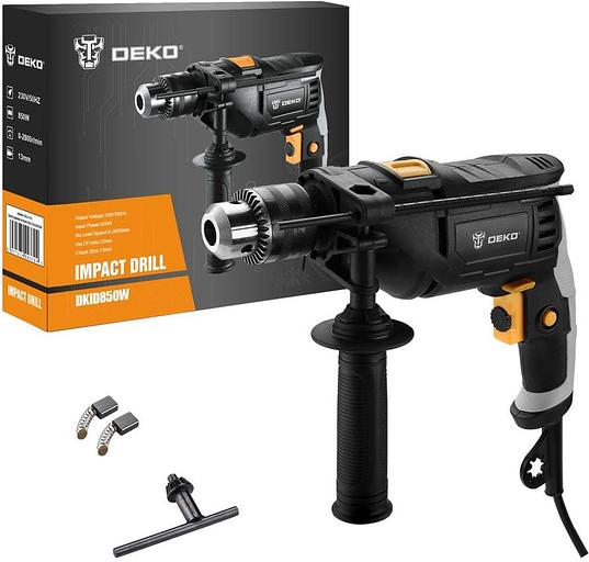 Дрель ударная Deko DKID850W 850Вт патрон:быстрозажимной реверс (063-4155) фото 2