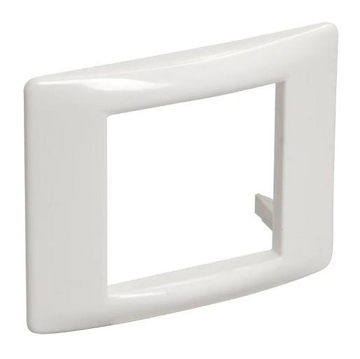 Рамка IEK рамка и суппорт CKK-40D-RU2-K01 прямая 45х45 2xMosaic белый фото 1