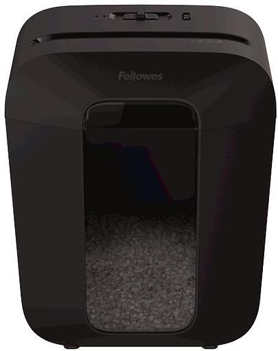 Шредер Fellowes PowerShred LX41 черный (секр.P-4)/перекрестный/8лист./17лтр./скрепки/скобы/пл.карты фото 2
