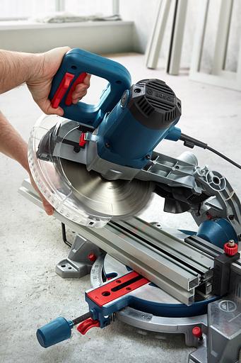 Торцовочная пила Bosch GCM 216 1300Вт 4800об/мин d=216мм фото 8