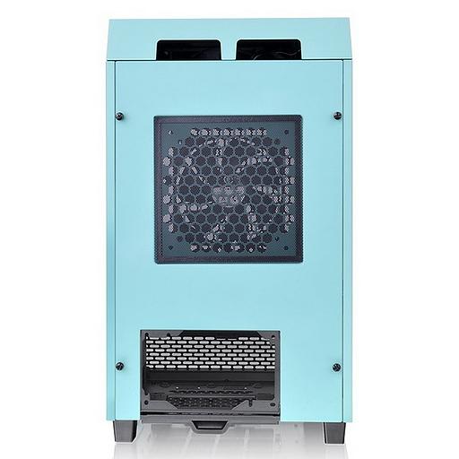 Корпус Thermaltake The Tower 100 Turquoise черный без БП miniITX 1x120mm 3x140mm 2xUSB3.0 audio bott PSU фото 5