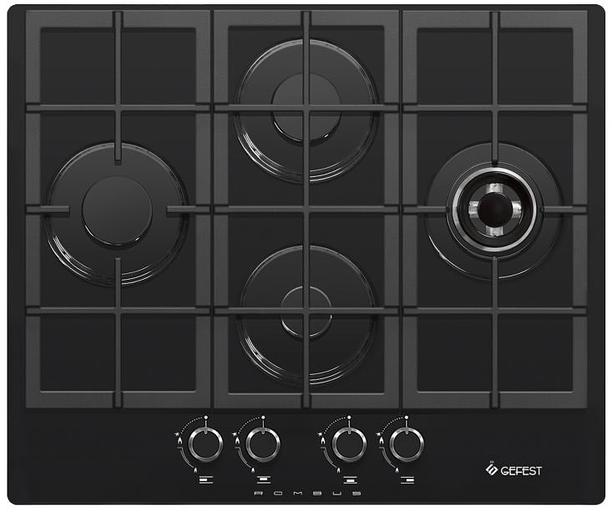 Газовая варочная поверхность Gefest ПВГ 2231-01 Р3 черный фото 1