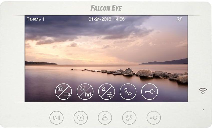 Видеодомофон Falcon Eye Cosmo HD Wi-Fi белый фото 1