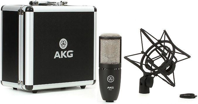 Микрофон проводной AKG P220 черный фото 4