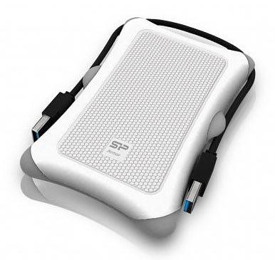 Жесткий диск Silicon Power USB 3.0 1Tb SP010TBPHDA30S3W A30 SP010TBPHDA30S3W Armor 2.5" белый фото 2