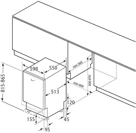Посудомоечная машина Krona GARDA 60 BI полноразмерная фото 8