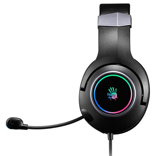 Наушники с микрофоном A4Tech Bloody G350 черный 2м мониторные USB оголовье (G350 USB/ BLACK) фото 2