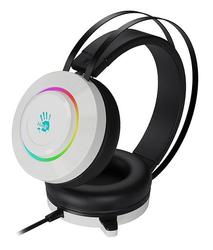 Наушники с микрофоном A4Tech Bloody G521 белый 2.3м мониторные оголовье (G521 (WHITE)) фото 9