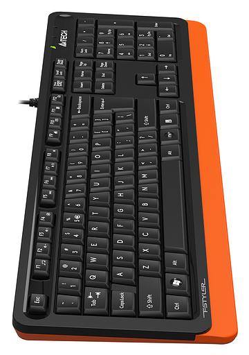 Клавиатура A4Tech Fstyler FKS10 черный/оранжевый USB фото 8