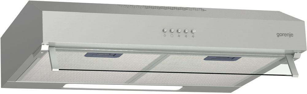 Вытяжка встраиваемая Gorenje WHU629EX/M нержавеющая сталь управление: кнопочное (1 мотор) фото 1