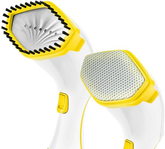 Отпариватель ручной Kitfort КТ-999-4 желтый/белый фото 4