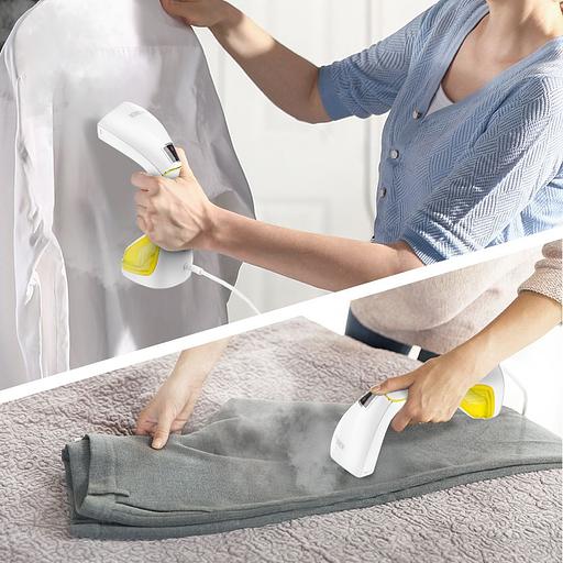 Отпариватель ручной Kitfort КТ-999-4 желтый/белый фото 5