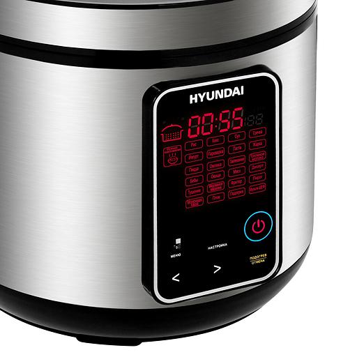 Мультиварка Hyundai HYMC-2400 5л 900Вт серебристый/черный фото 5