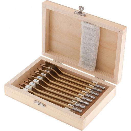 Набор сверл Matrix 70441 по дереву (8пред.) для дрелей/перфораторов фото 1